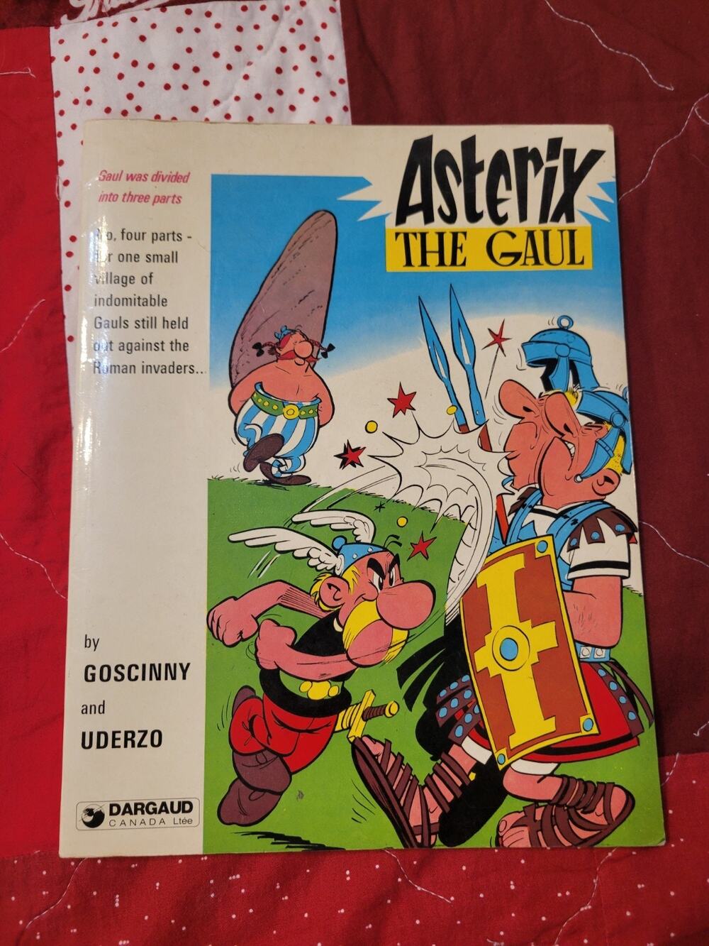1981 Asterix the Gaul Paperback Book English Dargaud Goscinny Uderzo Canada